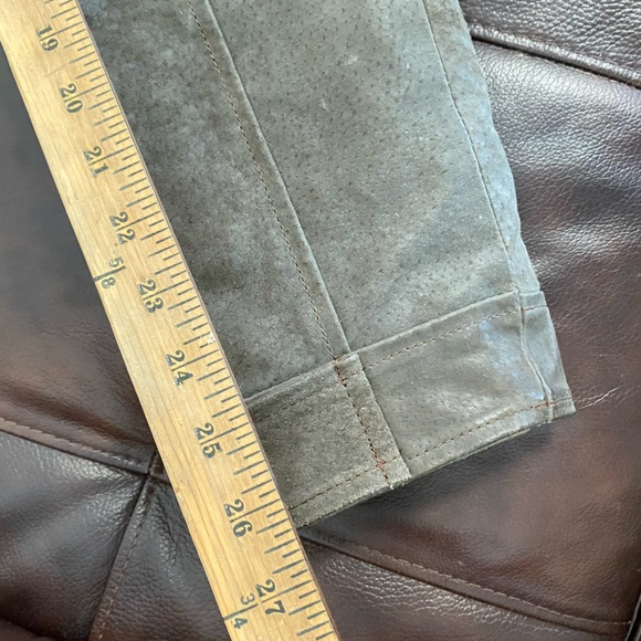 Patriotic Marines Leather Jacket Faux Sherpa Lined Bradford Exchange Military XL - Picture 9 of 14